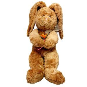 Bunny Rabbit  Beanbag Plush Brown Stuffed Animal Toy 15" Easter